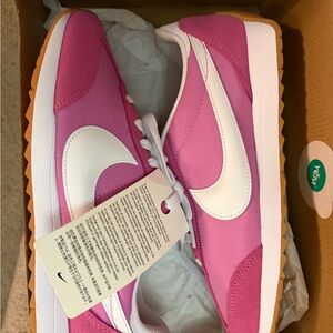 Nike Vibrant Pink and White Sneakers
